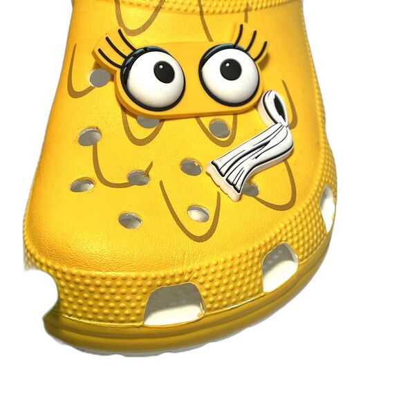 Crocs Mcdonald's Shoes Birdie Clogs Yellow M-6/W-8 collectors edition rare NEW - Picture 6 of 16